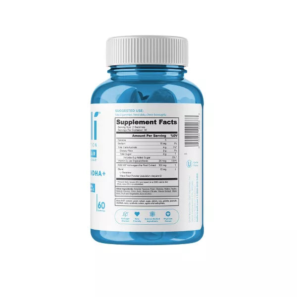 Ashwagandha Sugar Free - Sin azucar - 60 gomitas