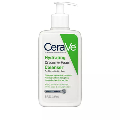 Hydrating Cream to Foam Cleanser