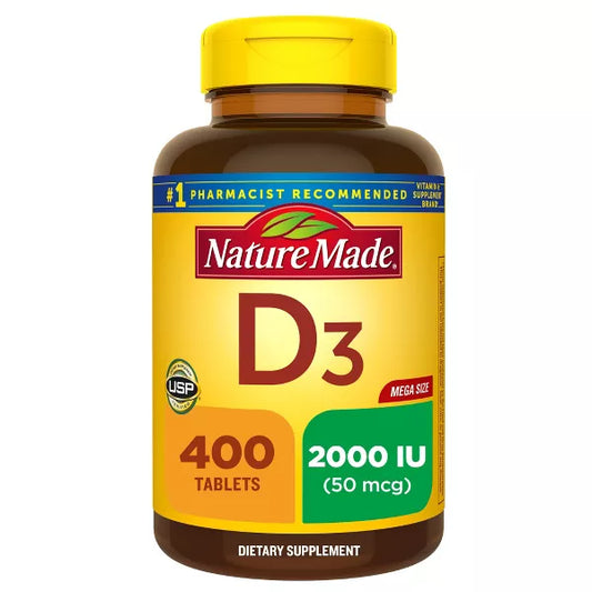 Vitamin D3 2000 IU 50 mcg - 400 tabletas