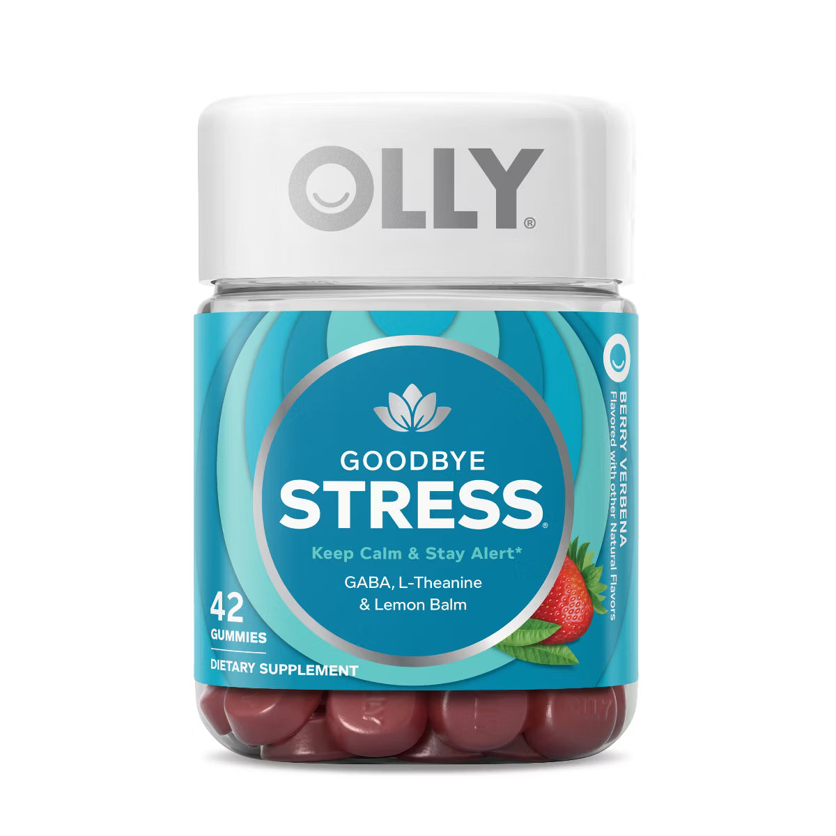 Goodbye Stress Gummies with GABA, L-Theanine & Lemon Balm - 42 gomitas