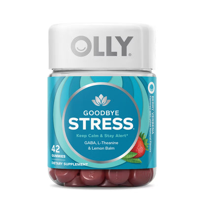 Goodbye Stress Gummies with GABA, L-Theanine & Lemon Balm - 42 gomitas