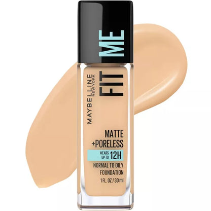 Fit Me Matte + Poreless Oil Free Liquid Foundation