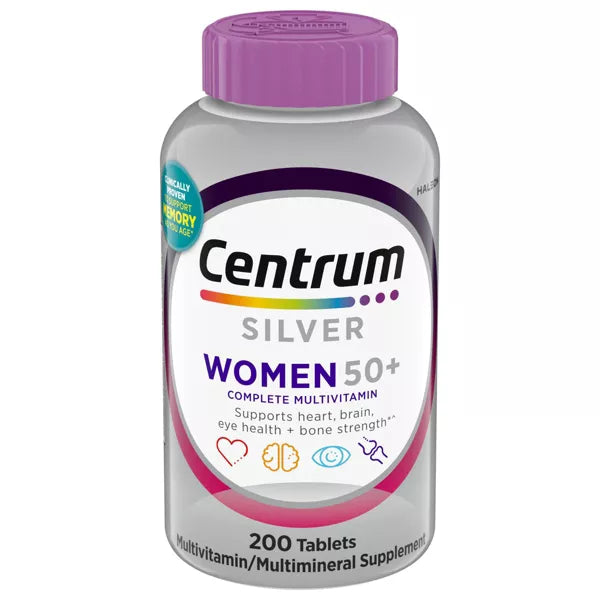 Silver Women 50+ Multivitamin / Multimineral - 200 tabletas