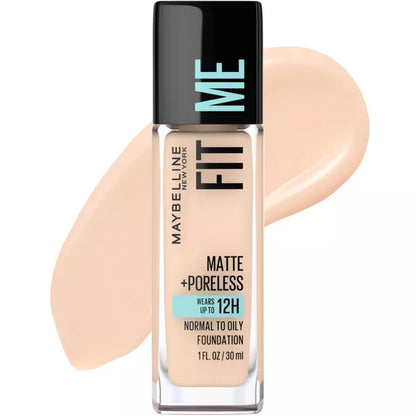 Fit Me Matte + Poreless Oil Free Liquid Foundation