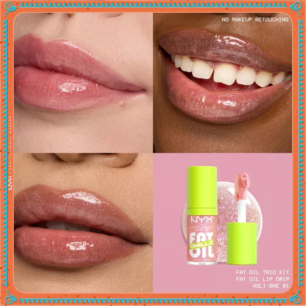 Fat Oil Lip Drip Holiday Trio Lip Gloss Set