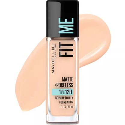 Fit Me Matte + Poreless Oil Free Liquid Foundation