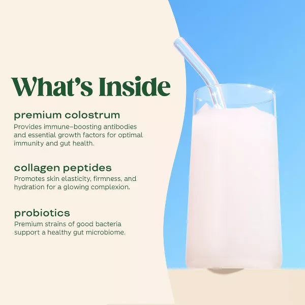 Colostrum & Collagen Peptides Powder - Sin Sabor