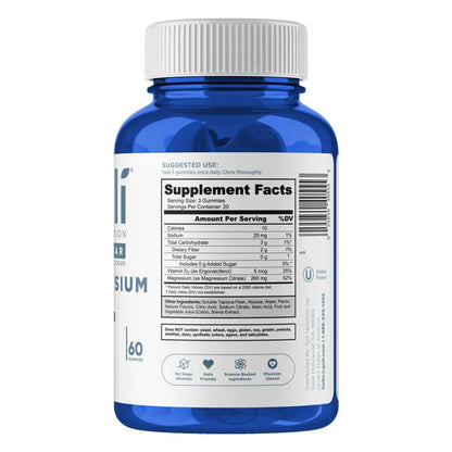 Magnesium Gummies Zero Sugar - 60 gomitas