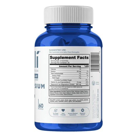 Magnesium Gummies Zero Sugar - 60 gomitas