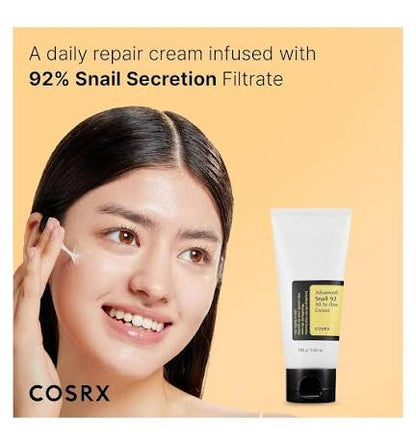 Advanced Snail 92 All In One Cream Tube | 100g