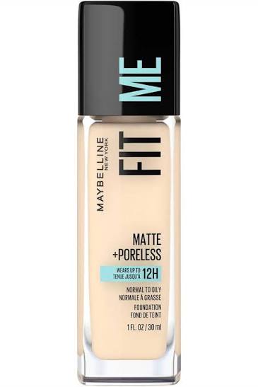 Fit Me Matte + Poreless Oil Free Liquid Foundation
