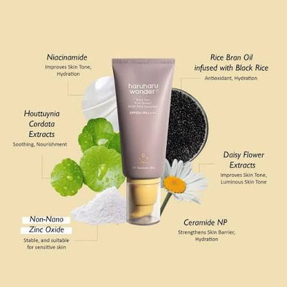 Black Rice Pure Mineral Relief Daily Sunscreen