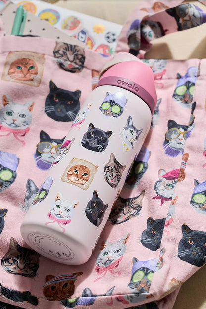 Cat Collage FreeSip 32 oz Water Bottle