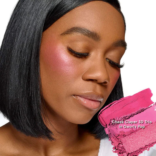 Cheek Clapper 3D Blush Trio Palette