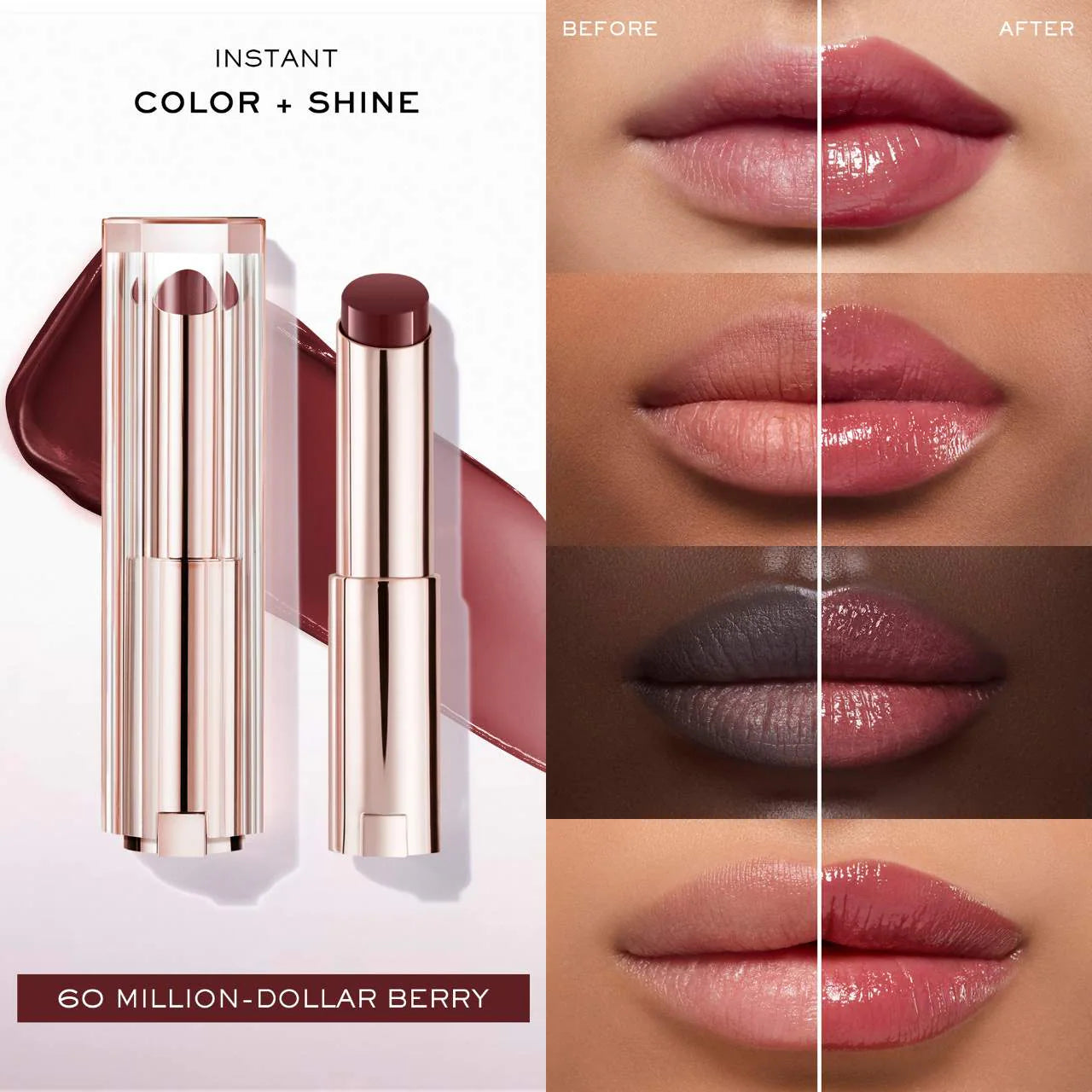 Lip Idôle Squalane-12 Butterglow™ Hydrating Lip Balm | Mini | Million-Dollar Berry