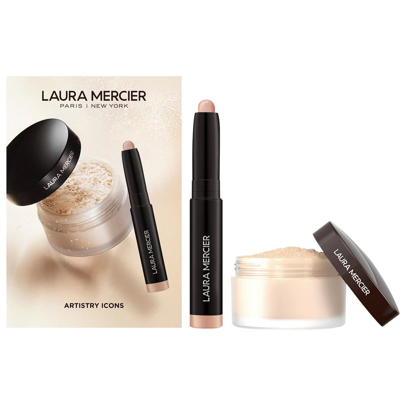 Mini Artistry Icons Loose Powder and Eyeshadow Set