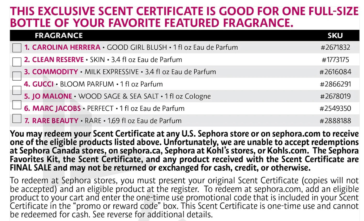 Holiday Deluxe Perfume Sampler Set w/ Redeemable Voucher