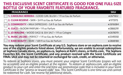 Holiday Deluxe Perfume Sampler Set w/ Redeemable Voucher